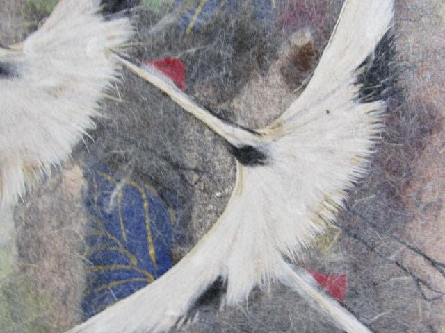 Y5-1231◇真作 小原和紙工芸 日展評議員 山内一生 『 飛翔 』