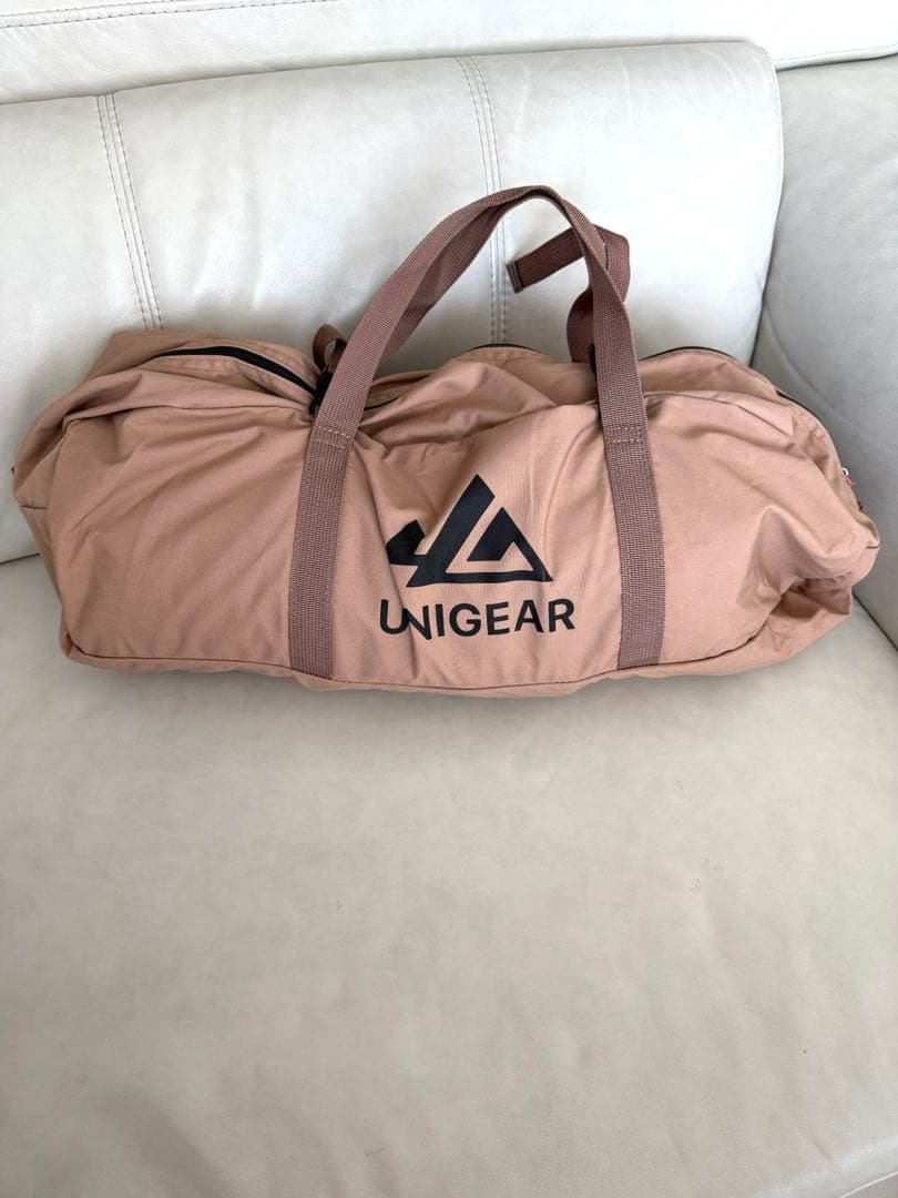 新品‼️Unigear tcタープ 5m延長ベルト付　4.2ｍｘ4.1ｍ