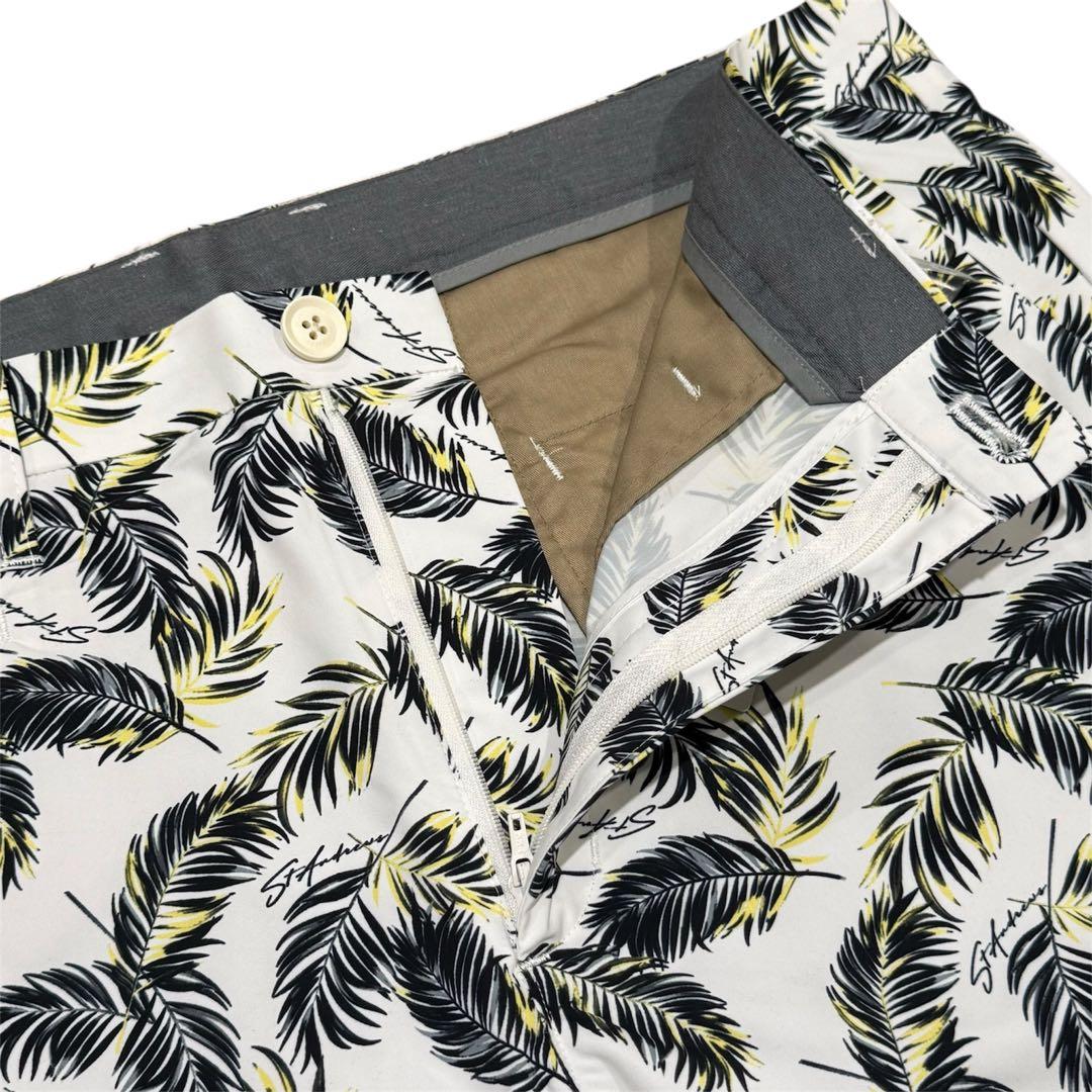 【未使用】定価2.1万円 St ANDREWS ゴルフパンツ 柄 メンズ
