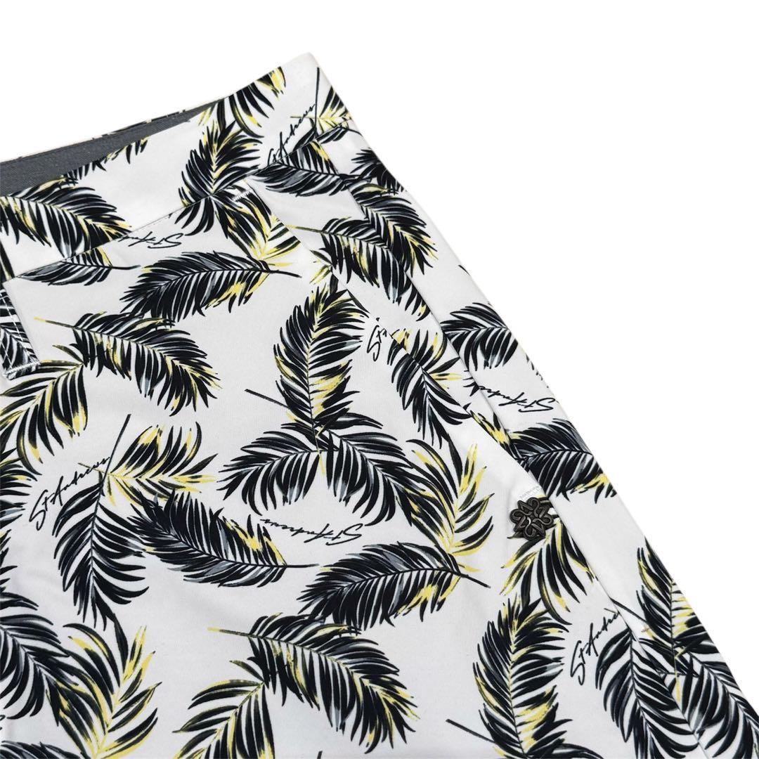 【未使用】定価2.1万円 St ANDREWS ゴルフパンツ 柄 メンズ