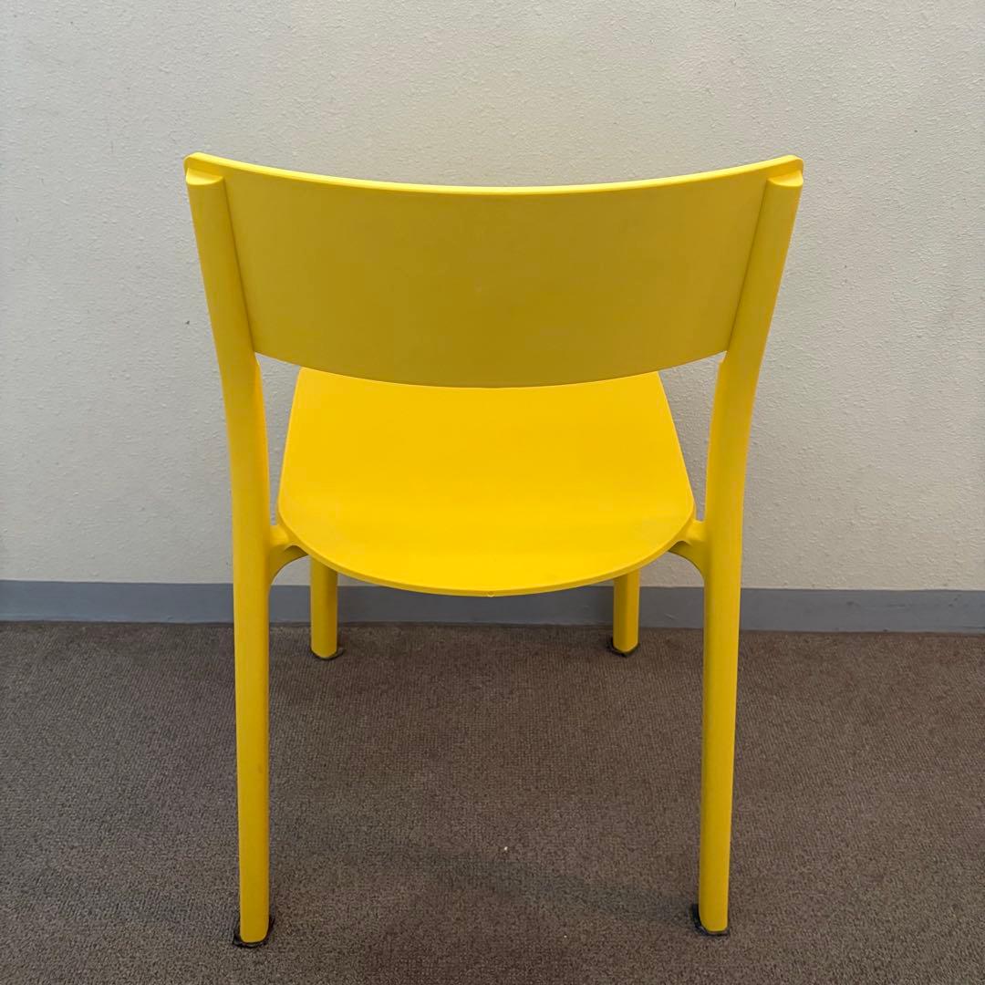 美品 希少 IKEA JANINGE チェア イエロー FRP 北欧　【ヤニンゲ