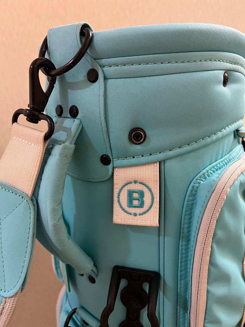 希少！アクア 5点BRIEFING キャディバッグ ヘッドカバー