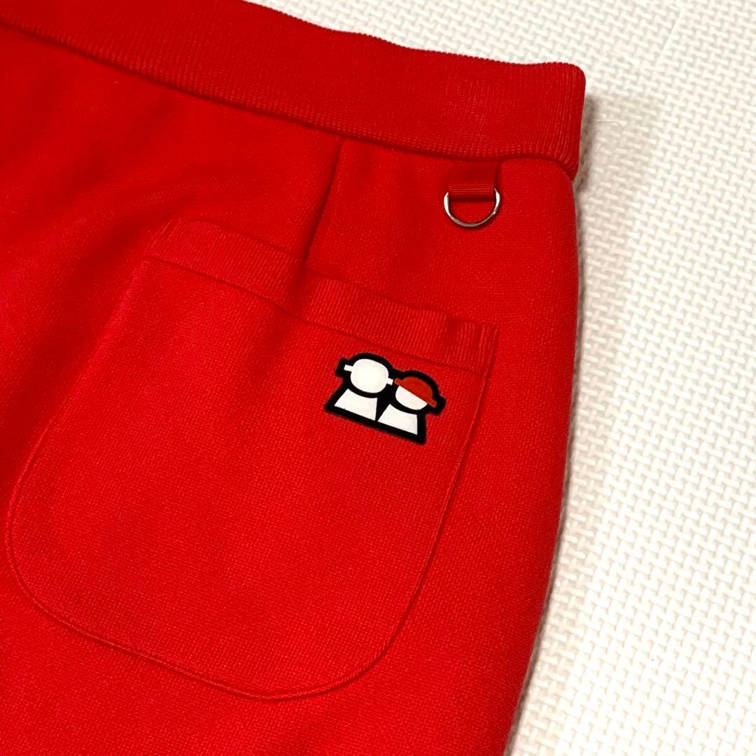 PICONE CLUB ピッコーネクラブ✨総ロゴスカート　ゴルフ　レッド　38