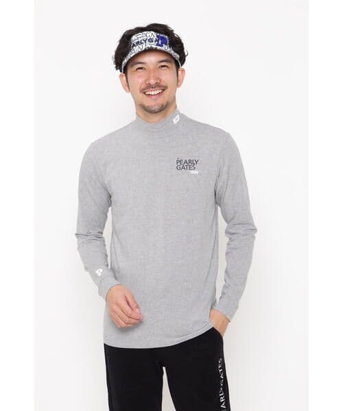 PEARLY GATES 長袖シャツ カラーグレー　日本製