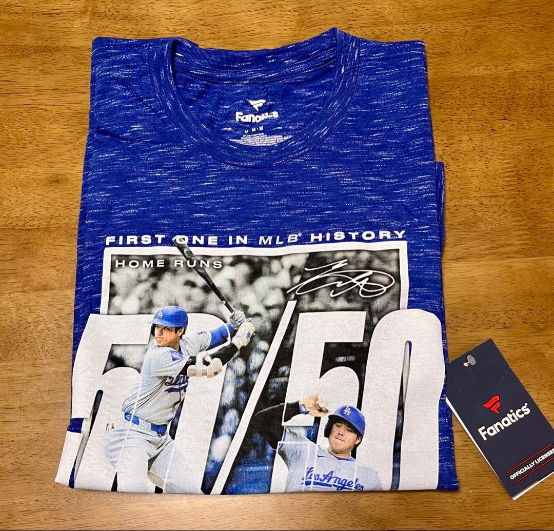 (レア色) MLB公式直輸入 大谷翔平 50/50 Tシャツ