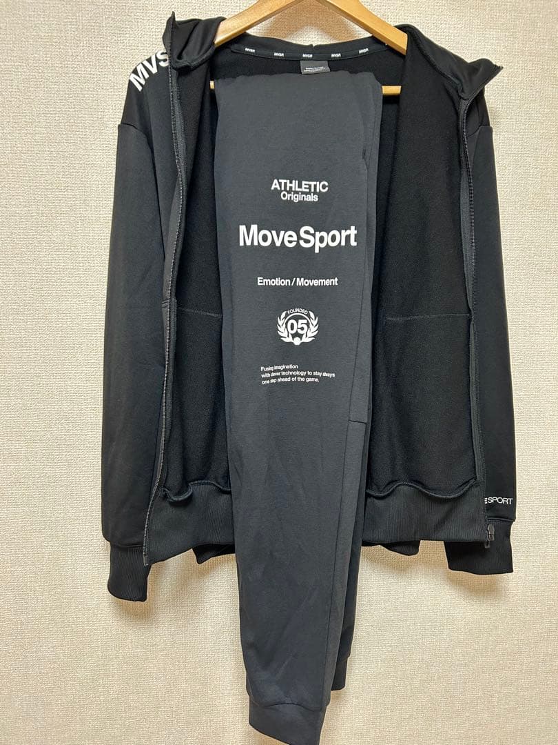 美品Move Sport ジャージ上下セット ブラックL