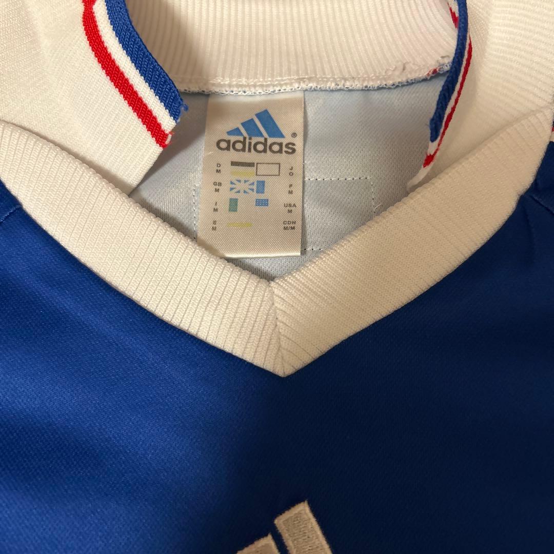adidasジダン フランス代表1998 ワールドカップ　Lサイズ　ユニフォーム
