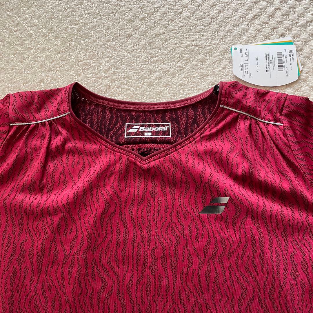 Babolat 新品 テニス Tシャツ 赤⭐️新作売り切れ⭐️アドミラル