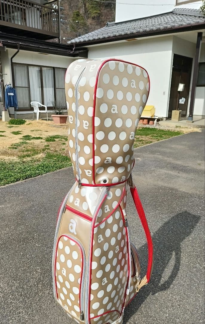 arcivio ドット柄 ゴルフキャディバッグ　【美品】