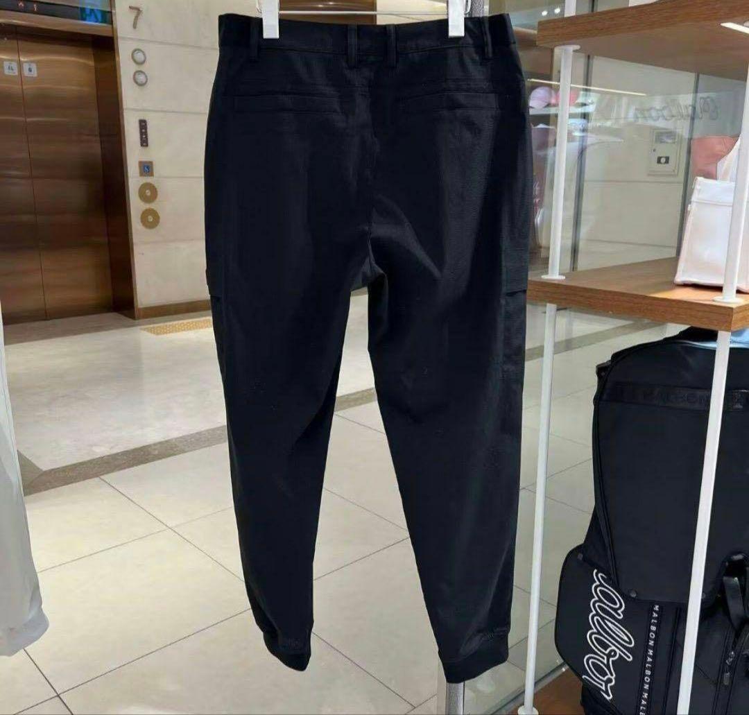 Malbon Golf マルボンゴルフ カーゴジョガーパンツ ブラック Mサイズ