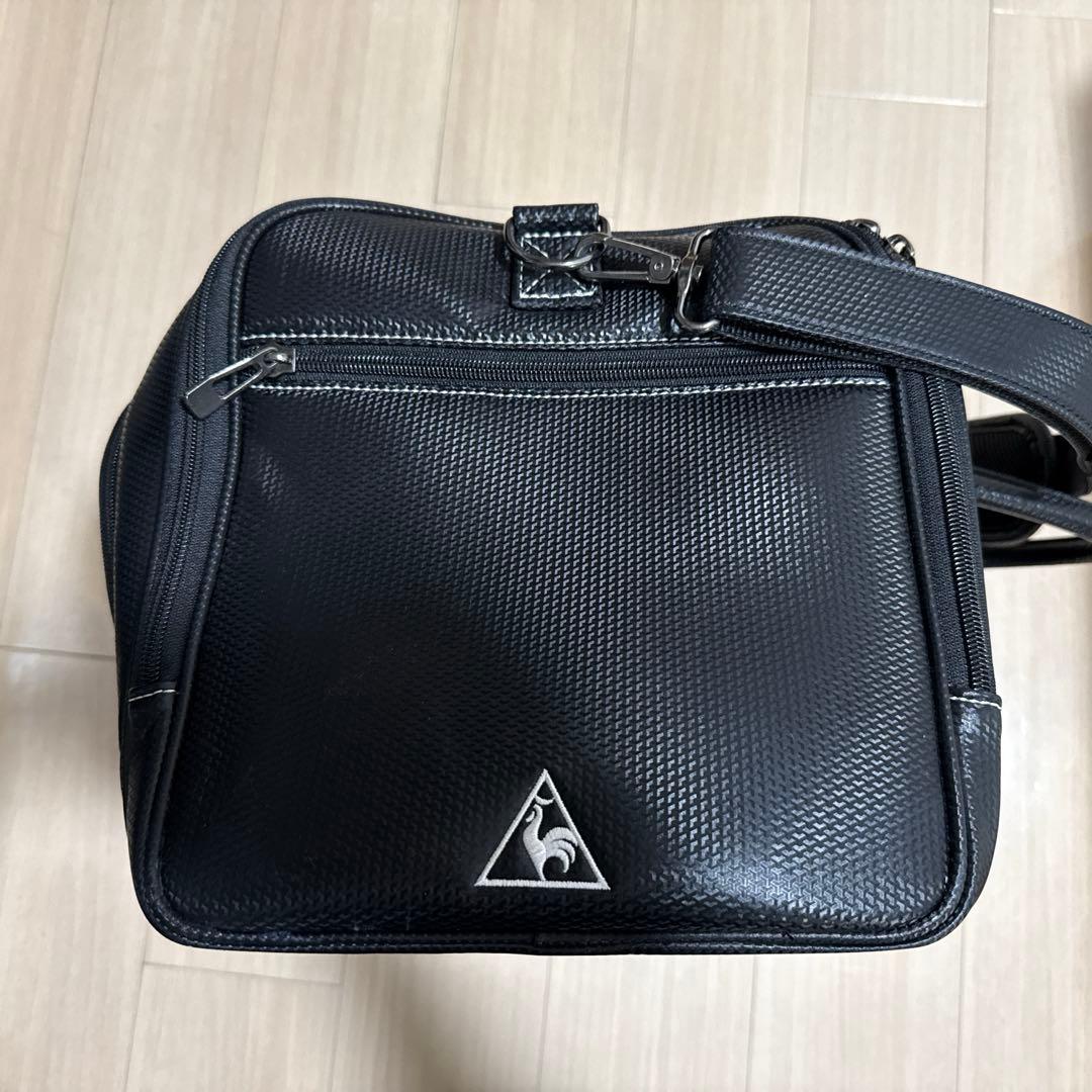 【Lecoqsportif】ルコック ゴルフ ボストンバッグ ブラック