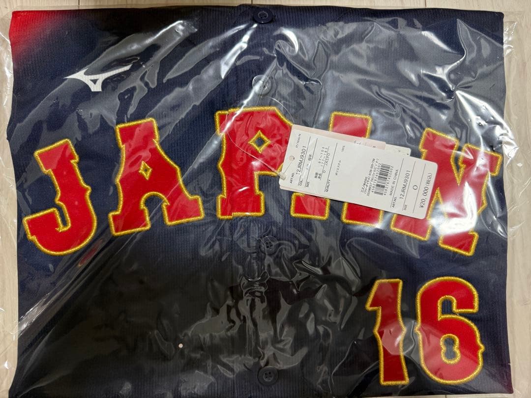 Oサイズ 大谷翔平 OHTANI 16 JAPAN ユニフォーム