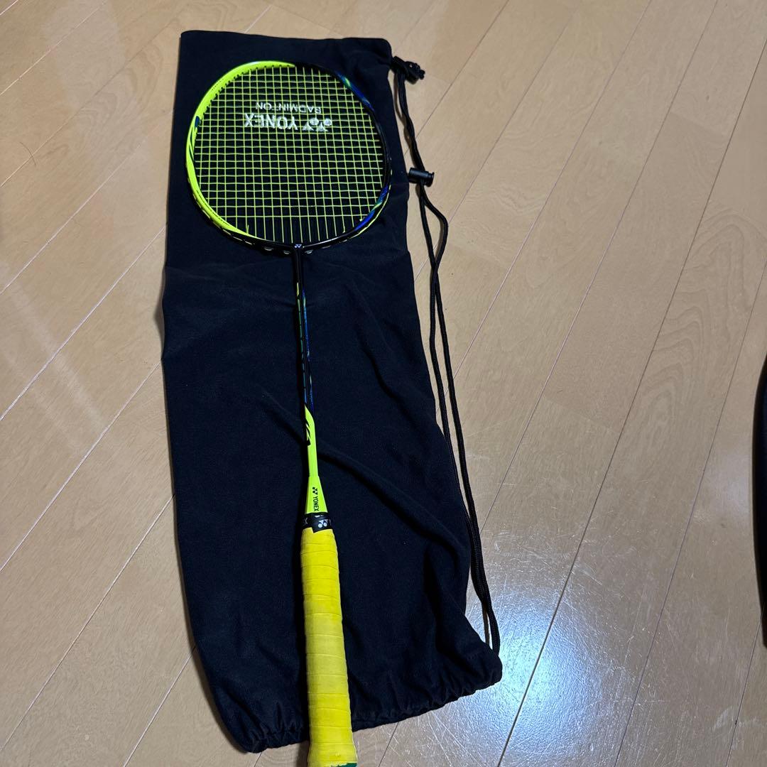 YONEX バドミントンラケット 3U 66g イエロー