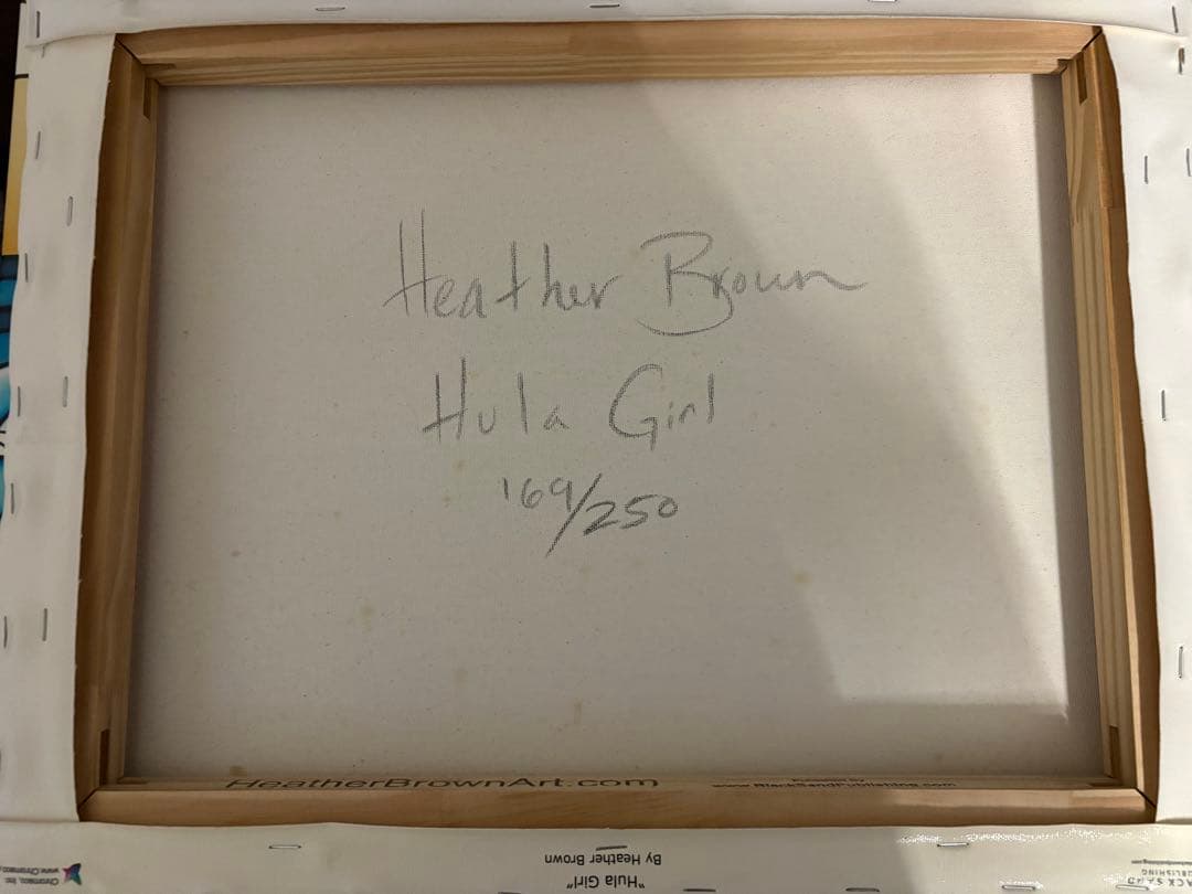 Heather Brown ヘザーブラウン フラガール 絵画