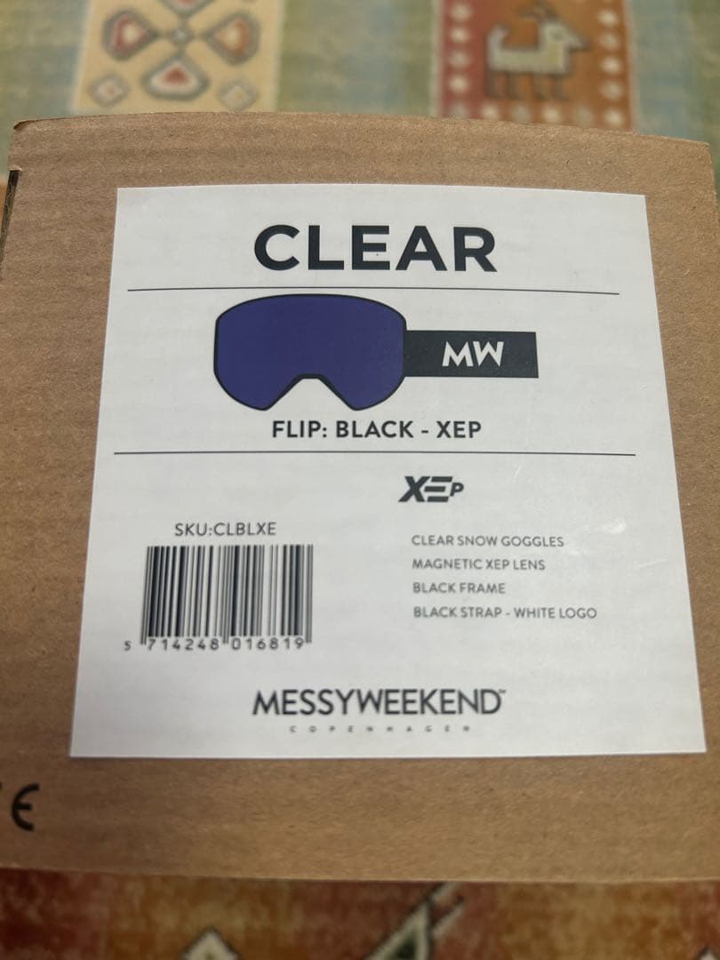 messyweekend CLEAR XEP メシーウィークエンドスノーゴーグル