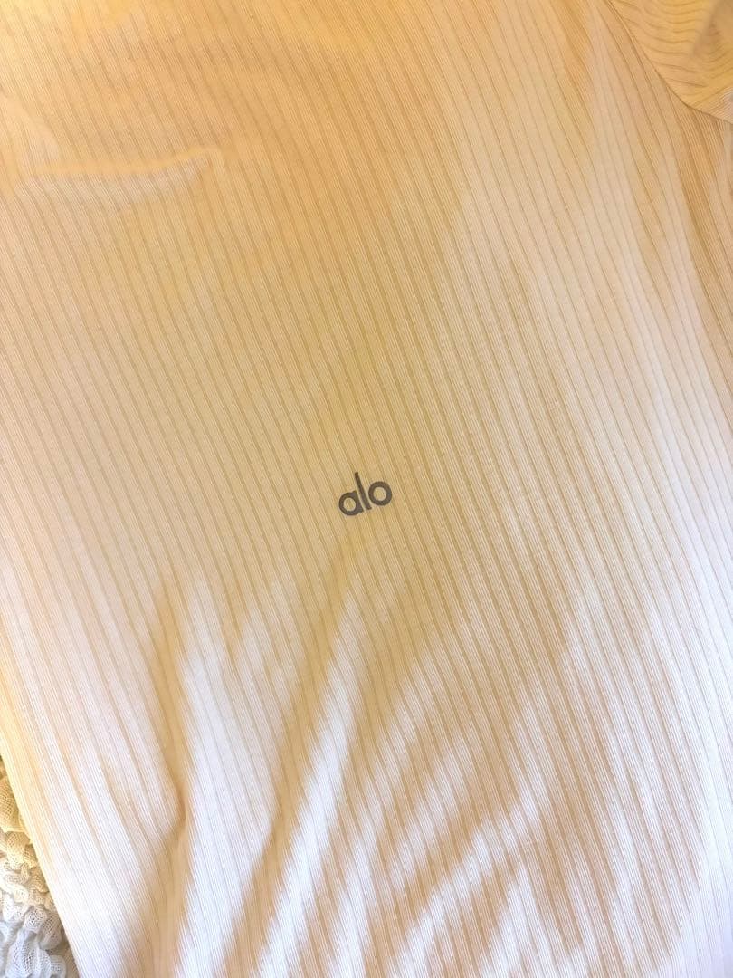 alo rib Sea Coast Tシャツ アイボリー