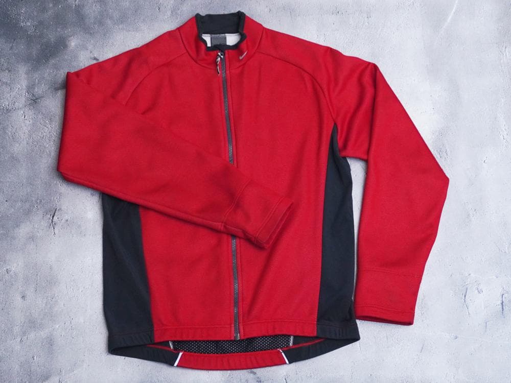 NIKE サイクリングジャージ 冬用ジャケット Lサイズ サーマル生地 TREK