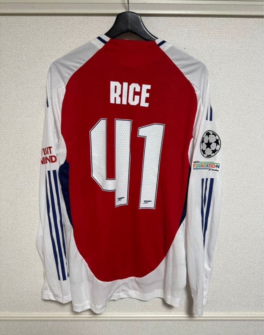 し*ゅ様 2024 アーセナルFC (H) ユニフォーム ライス