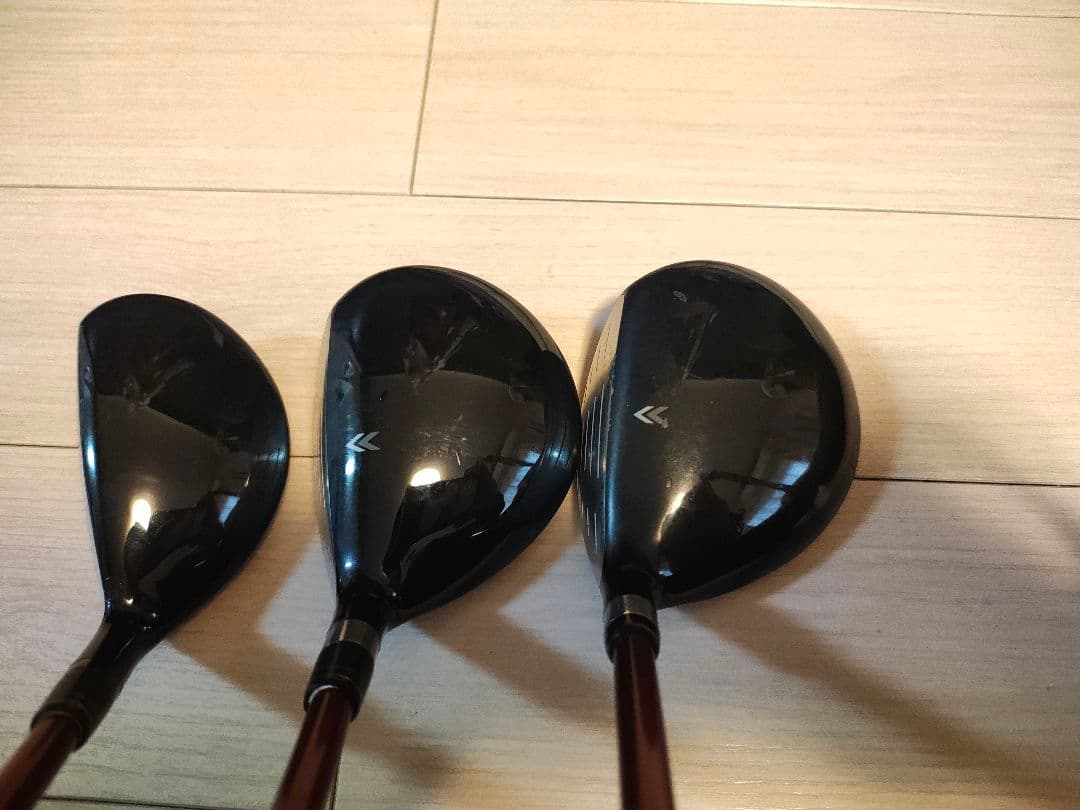 FWフェアウェイウッド 5w, 7w, 6u（26度）3本セット