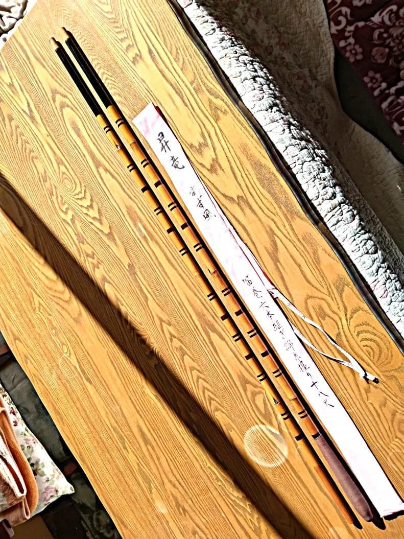 美品・新品未使用・昇竜すずかぜ笛巻１８尺・ヘラ竿・へら竿・竹竿・和竿・へらぶな竿