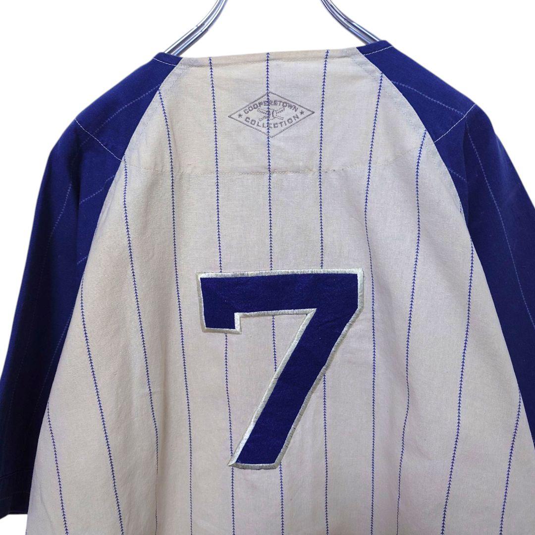 【COOPERSTOWN】ニューヨークヤンキース ベースボールシャツA-3389