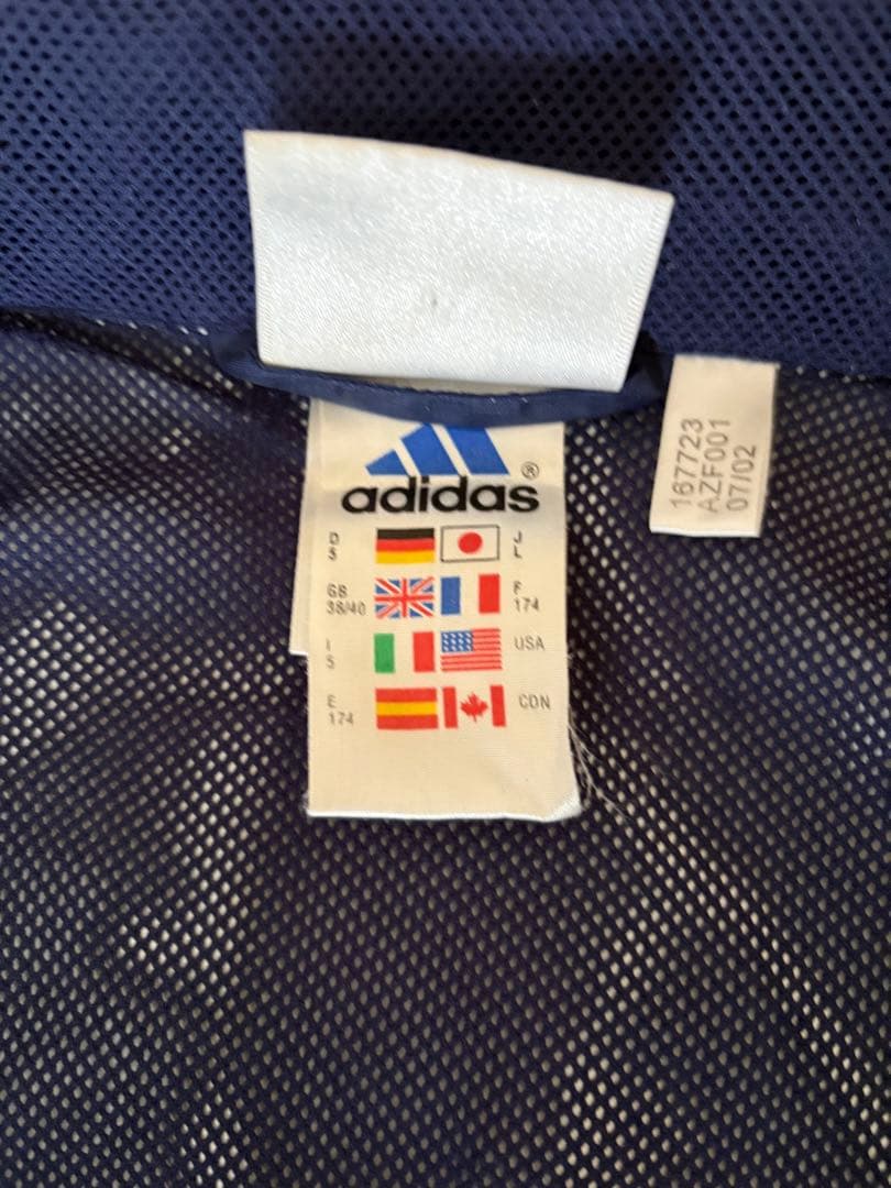 adidas アルゼンチン代表 ナイロンジャケットLサイズ