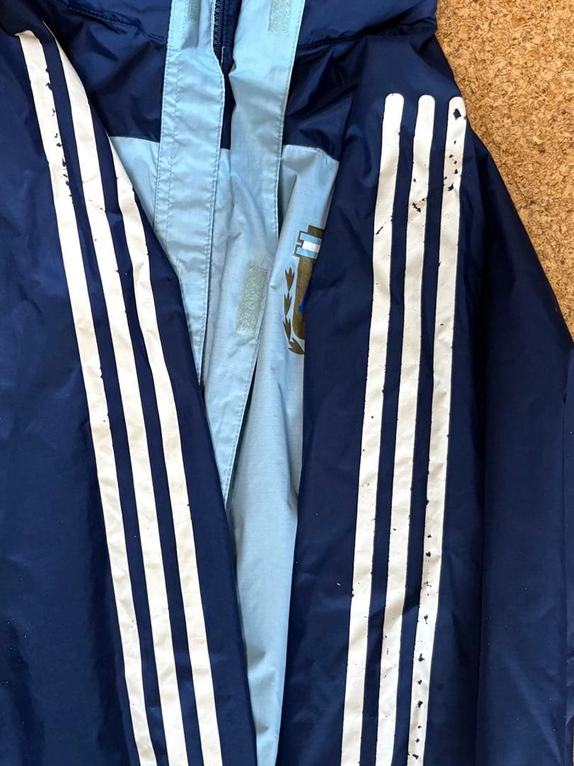 adidas アルゼンチン代表 ナイロンジャケットLサイズ