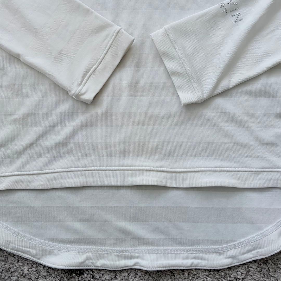 LANVIN SPORTハイネックアンダー長袖Tシャツ グレー＆白セット売り38