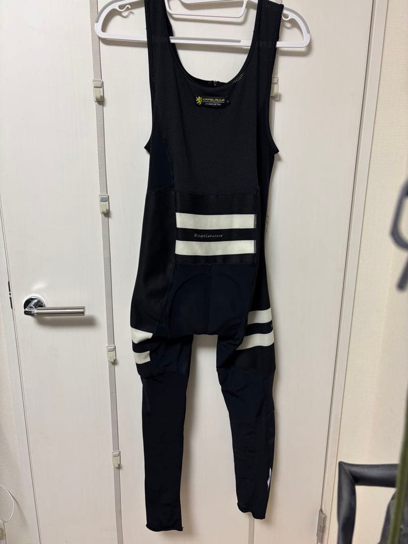 Kapelmuur サイクルジャージ 上下セットブラックカペルミュールM 裏起毛