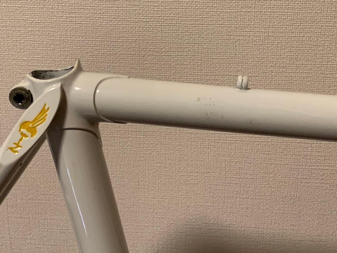クロモリ　極美品ヴィンテージZUNOW ホワイト
