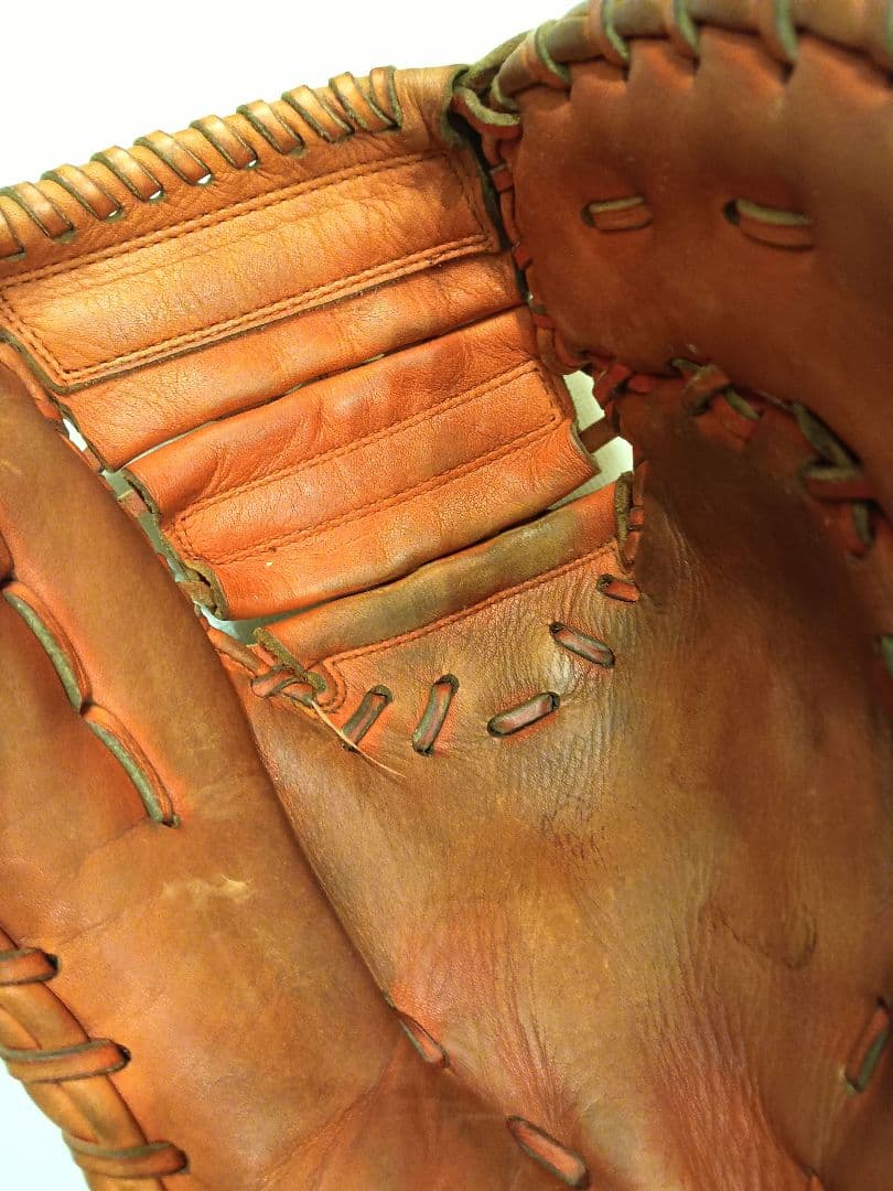 【大人用軟式ファーストミット】Rawlings 　オレンジ　即使用可能