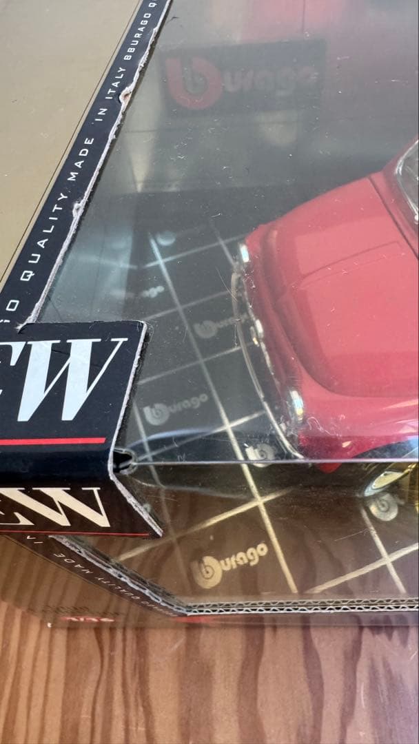 ミニカー burago FIAT 500 1/16