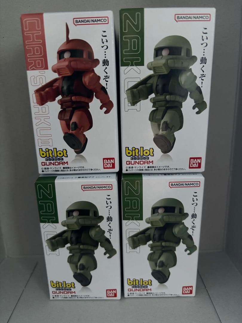 BANDAI GUNDAM bitlot シャアザク ザク フィギュアセット