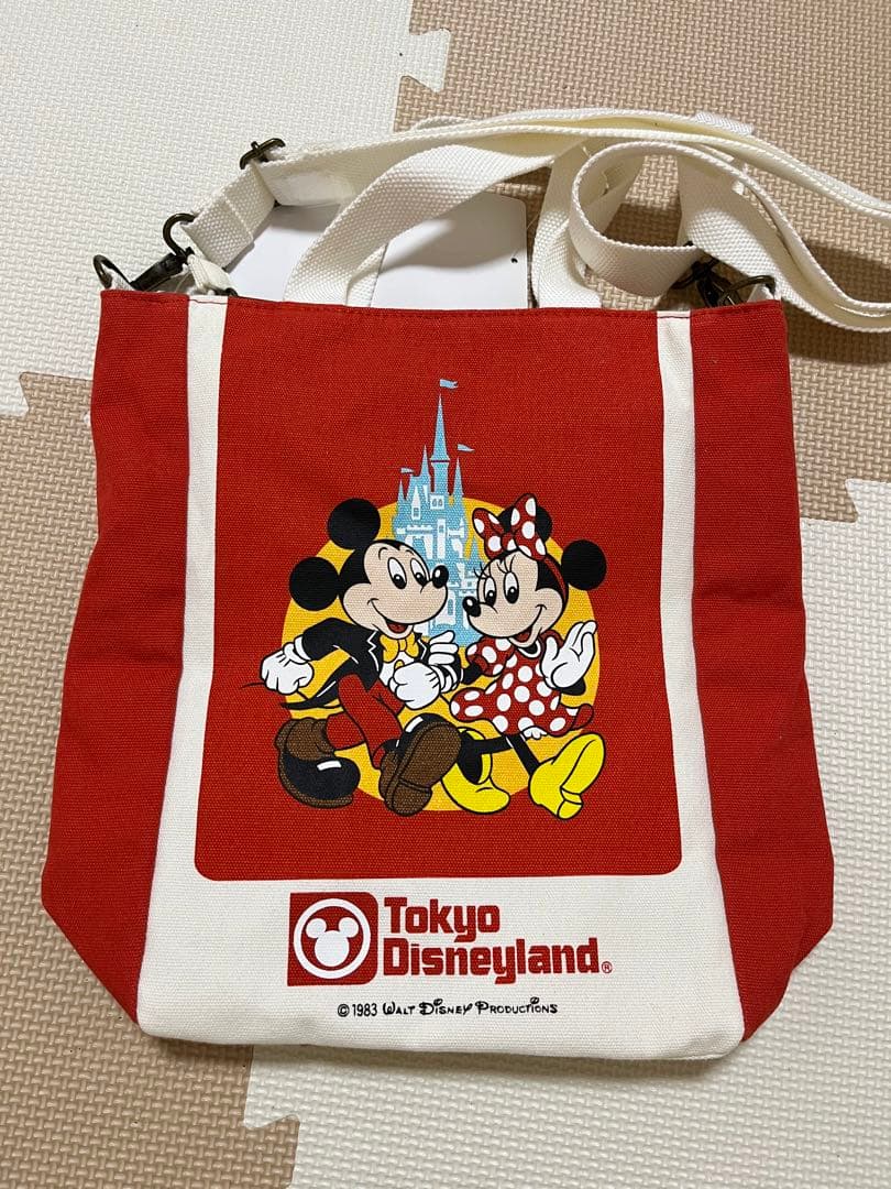 40周年　ディズニー　ミッキー ミニー バッグ　レトロ　メモリーゴーラウンド