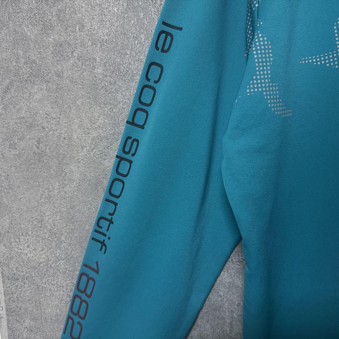 le coq sportif golf ルコック モックネック ターコイズ L