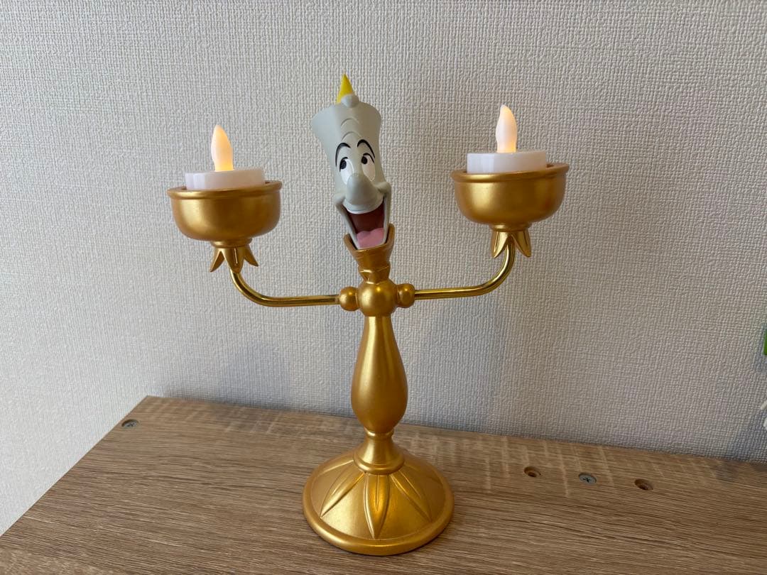 ルミエール LEDキャンドルスタンド ゴールド