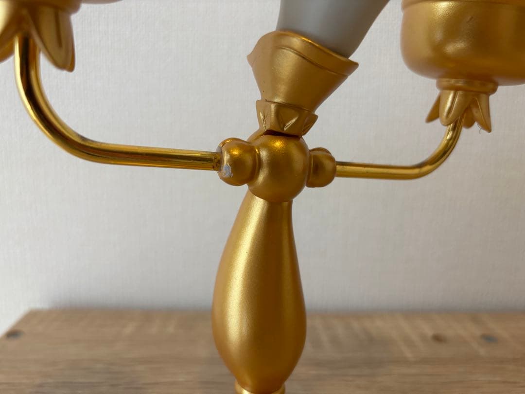 ルミエール LEDキャンドルスタンド ゴールド