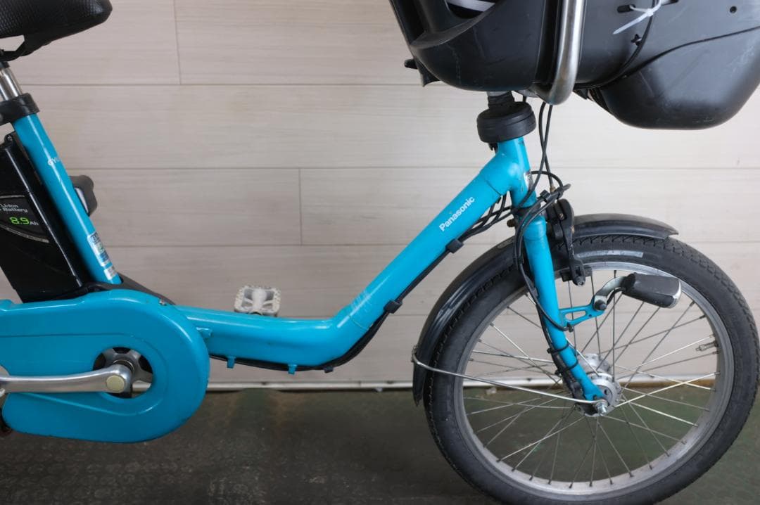 電動自転車 パナソニック　 20インチ 3段変速 8.9Ah　充電器有