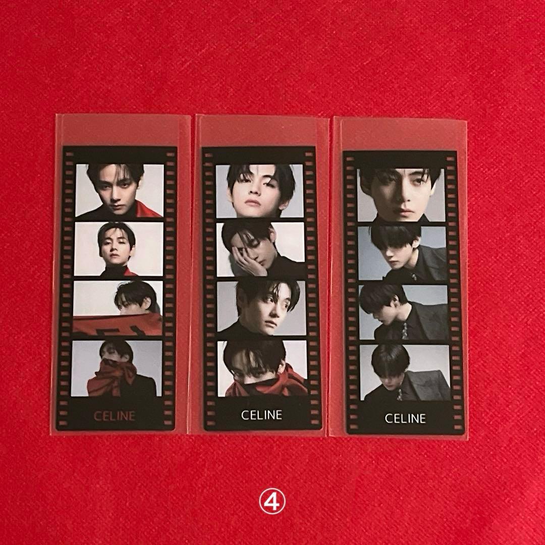 BTS ロングステッカー・ブックマーク・ホログラム両面フォトカード♡Ｖ