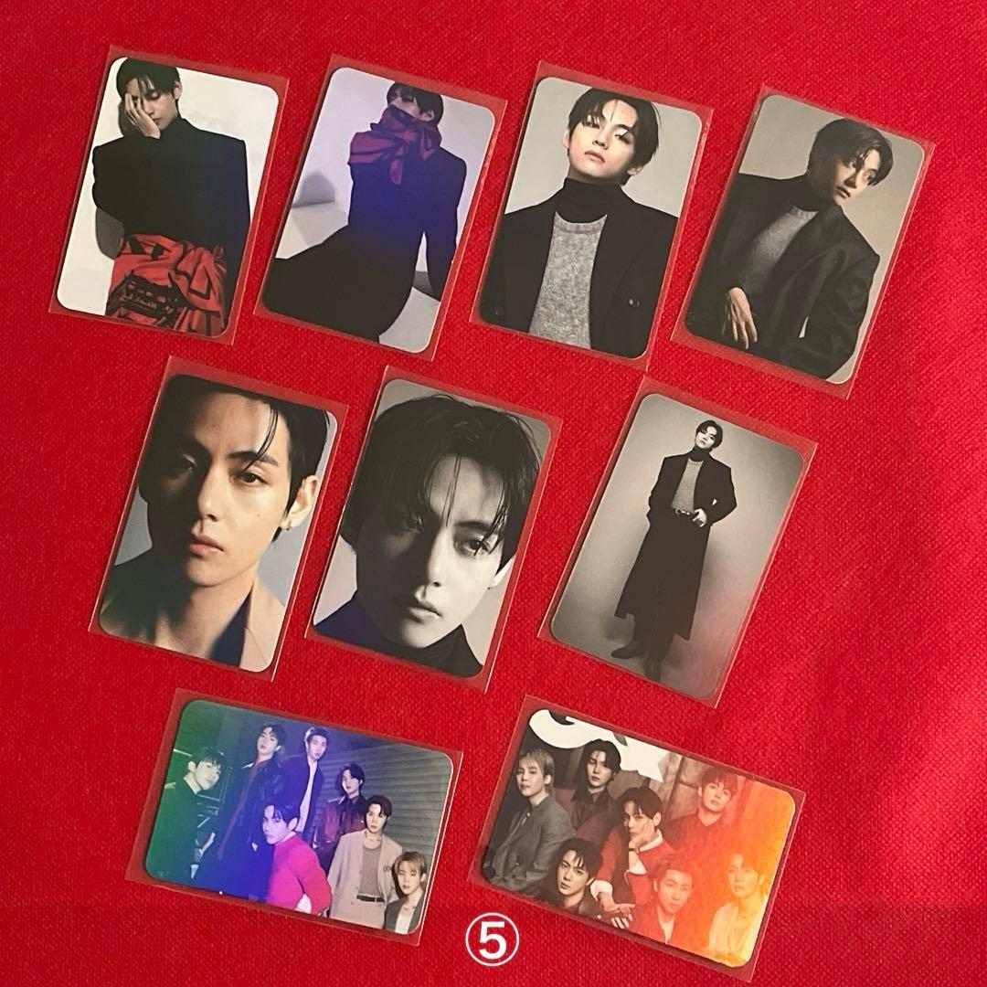 BTS ロングステッカー・ブックマーク・ホログラム両面フォトカード♡Ｖ