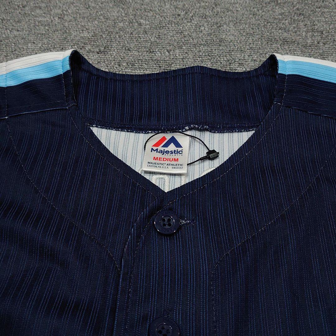 【美品】東京ヤクルトスワローズ 長岡 レプリカユニフォーム クルー Мサイズ