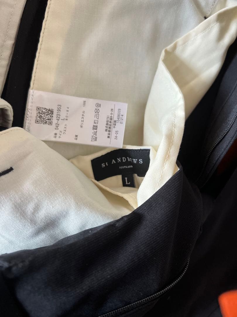 【新品試着のみ】セントアンドリュース　ゴルフウェア　パンツ　St ANDREWS