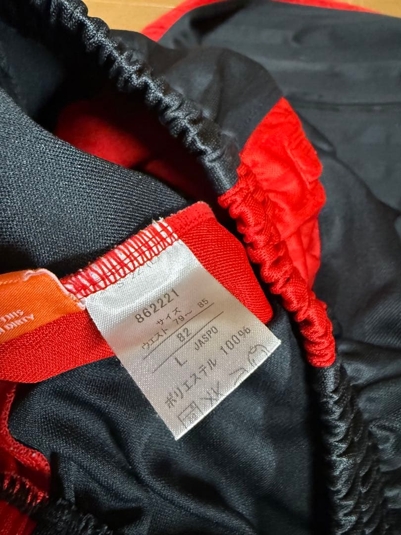 PUMA　プーマ　ジャージ上下　黒×赤　プージャー　プージャ　M・L（説明）