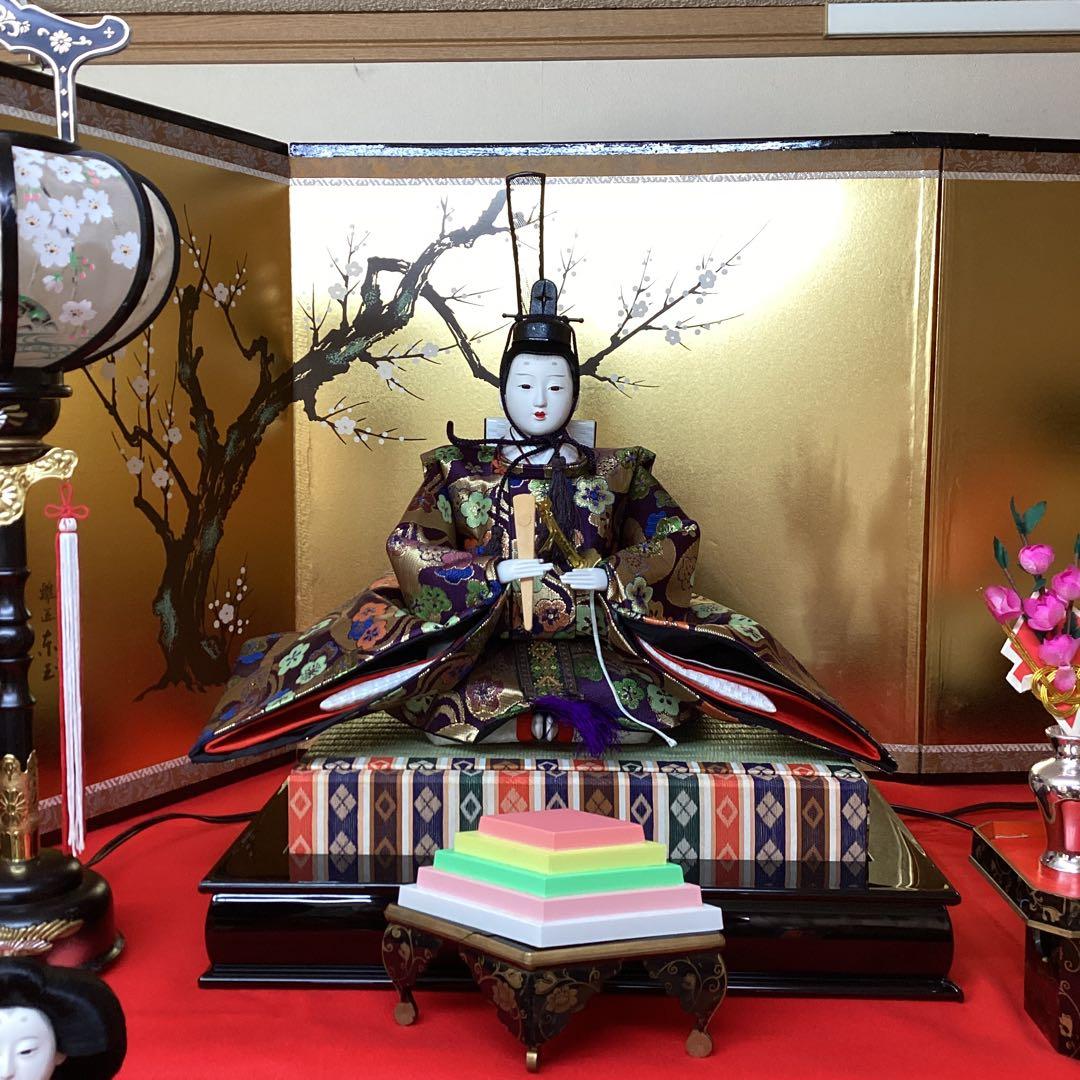 雛人形　七段飾り　雛の恵　中古品　120巾　東玉