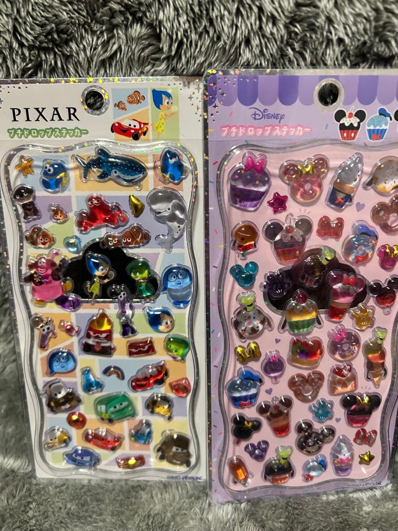 正規品 プチドロップステッカーディズニー6点セット