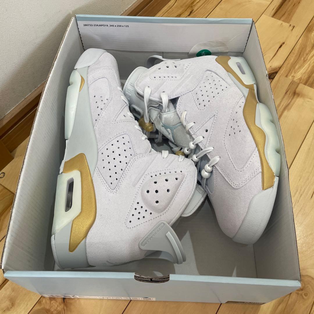 新品未使用W Air Jordan 6 Retro \"Pearl\" 28.5cm