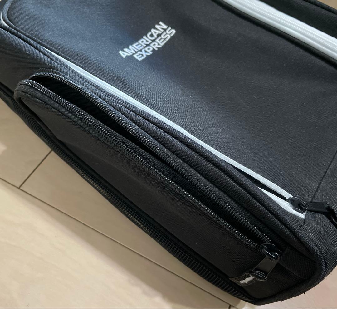 ゴルフ　シューズケース、タオル、フォーク、メタルタグ　AMEX AmCham
