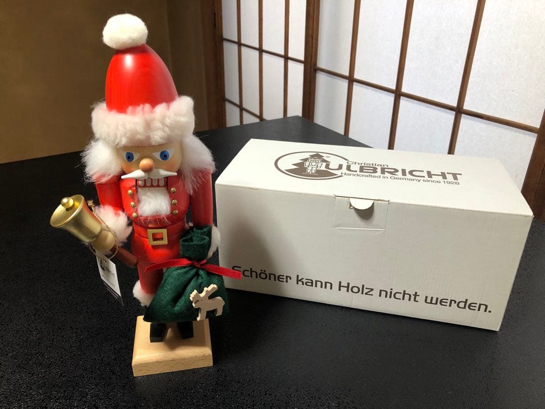 木製くるみ割り人形 クリスチャン・ウルブリヒト ナッツクラッカー サンタ