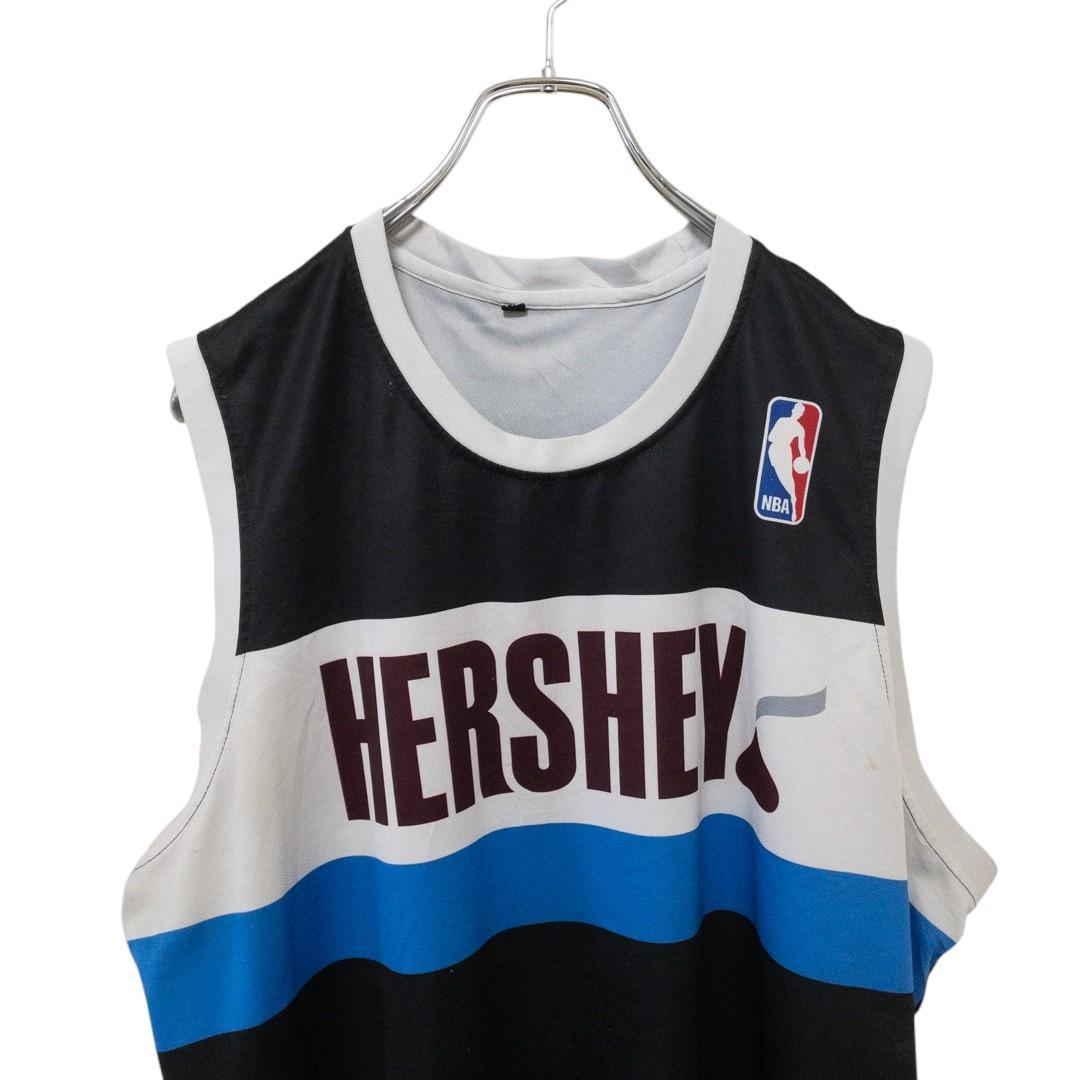 ☆NBA☆ 企業ロゴ ハーシーズ HERSHEY ゲームシャツ C-4499