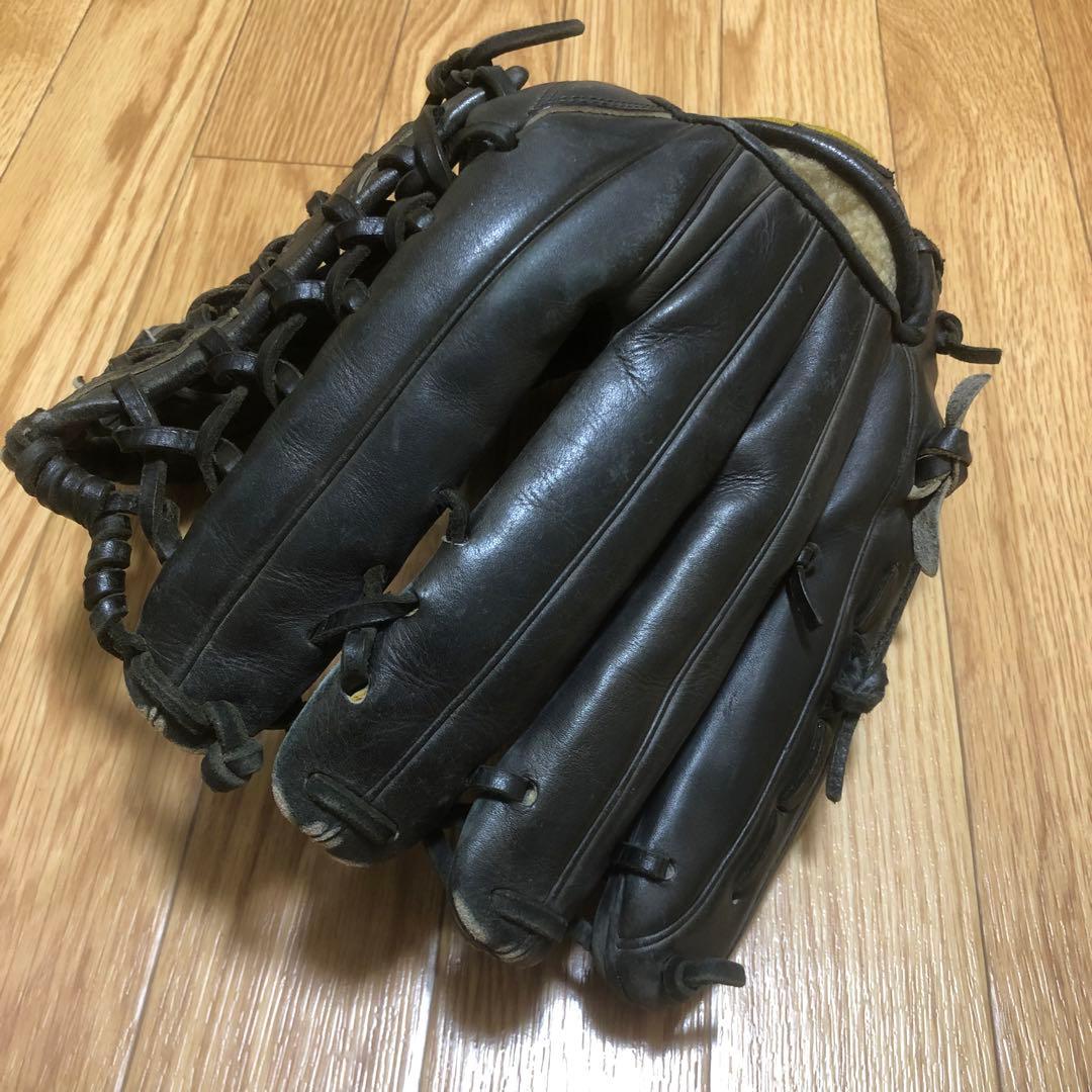ミズノプロ Mizuno 硬式グローブ 黒 ノースヨーロピアンキップ オーダー